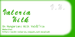 valeria wilk business card